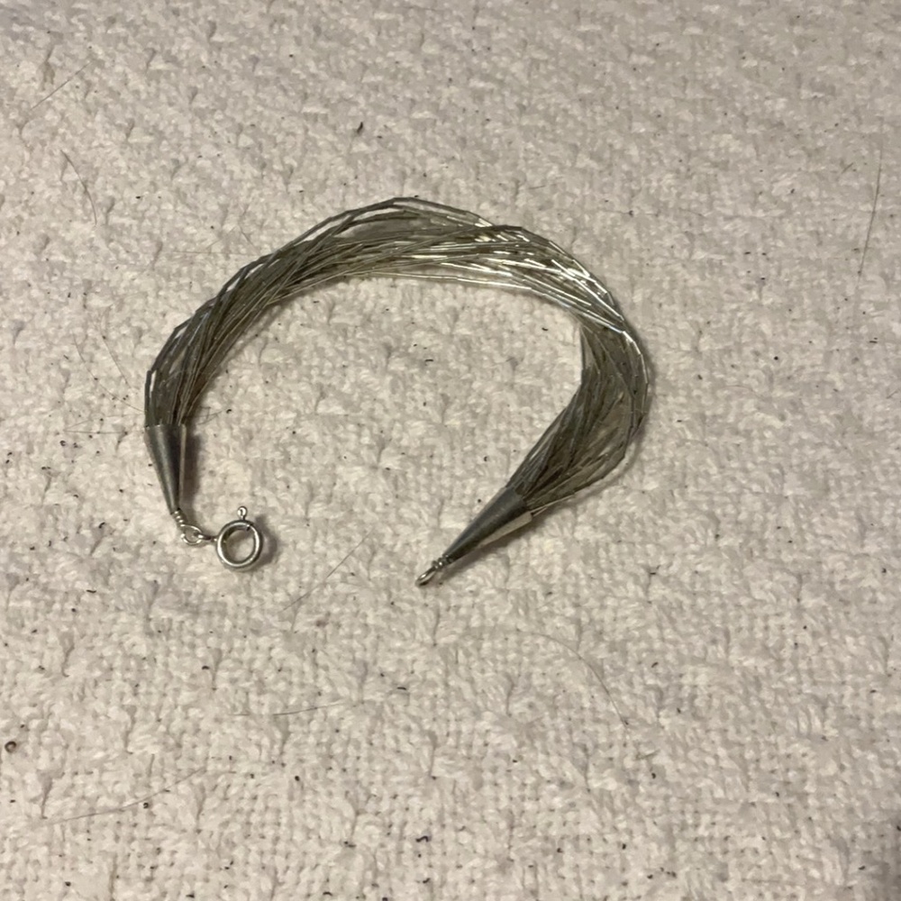 Liquid Silver Bracelet 7” Southwest Indian Foundation